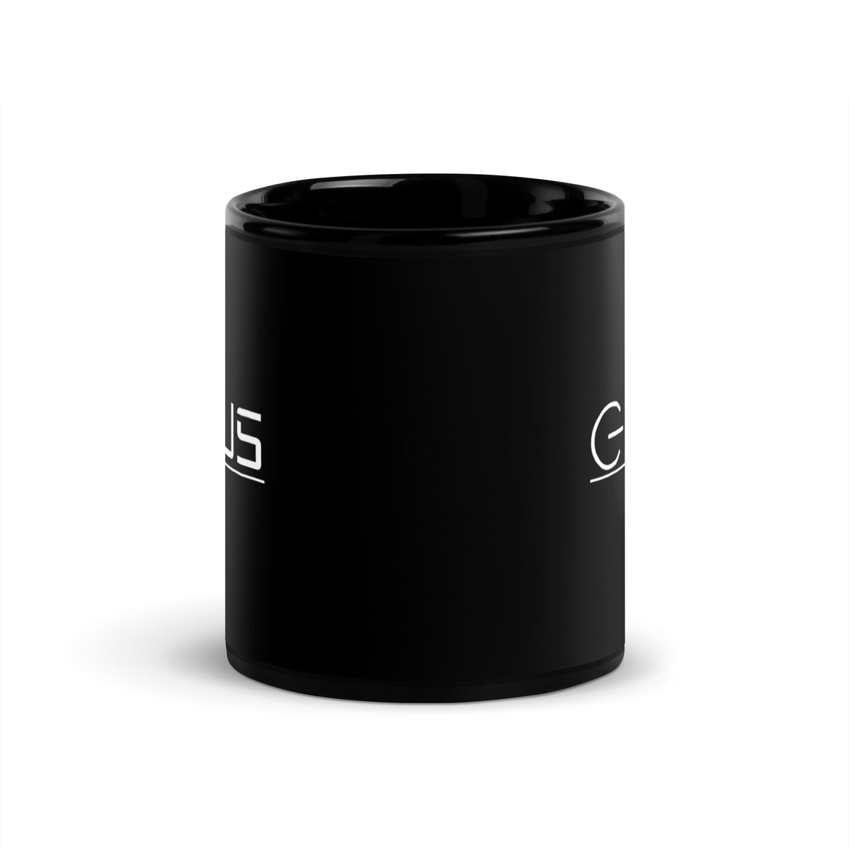 Genius Jr. Black Glossy Mug