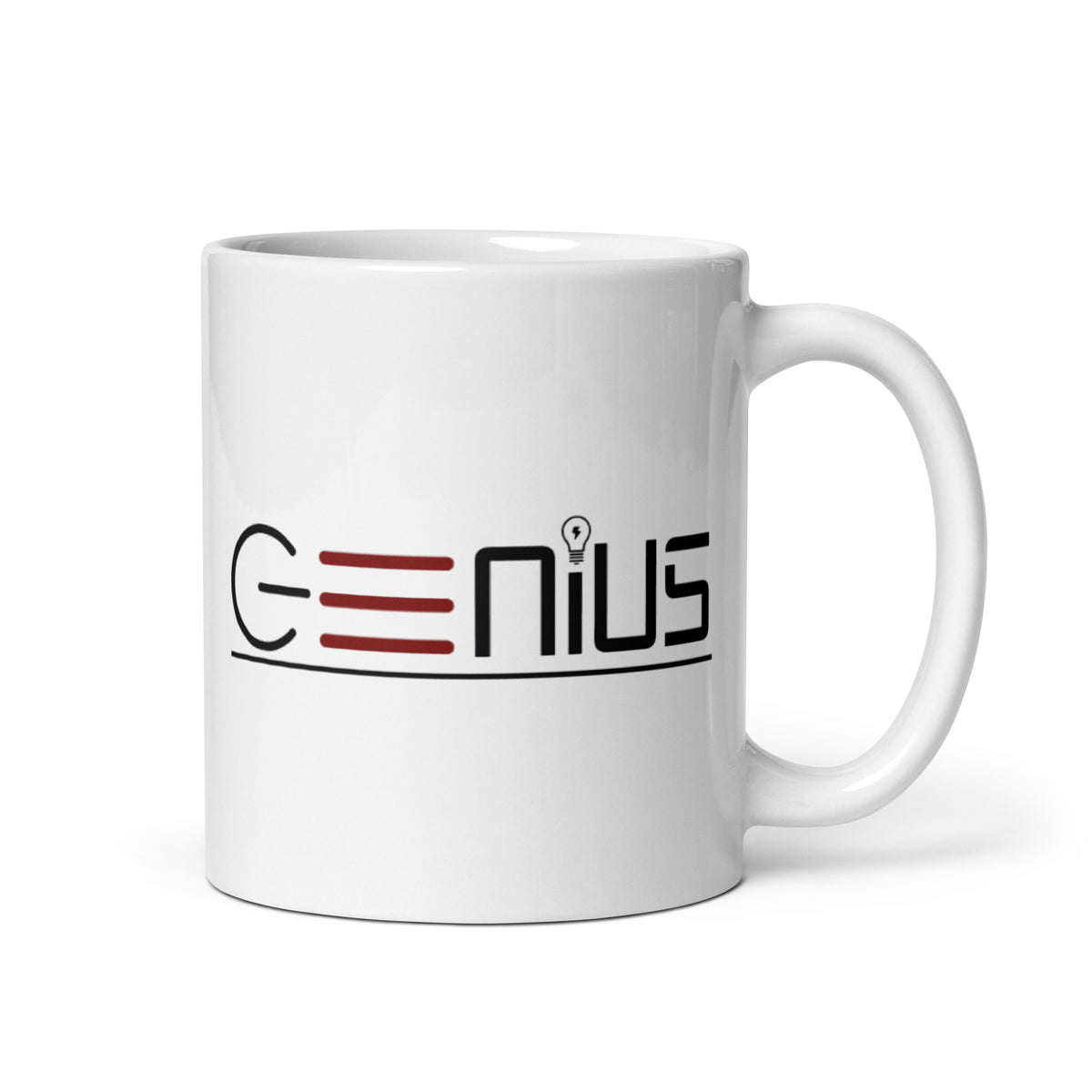 Genius White Glossy Mug